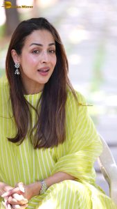 actress malaika arora stunning in a green dress at environment event
