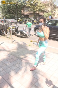 actress Malaika Arora looking fit outside her yoga class