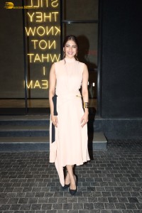 actress Malavika Mohanan stylish at Yudhra screening