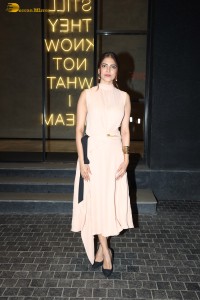 actress Malavika Mohanan stylish at Yudhra screening