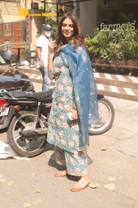 Malavika Mohanan at Farmers Cafe in Mumbai