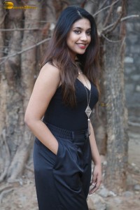 actress malavika satheesan photoshoot in a black dress