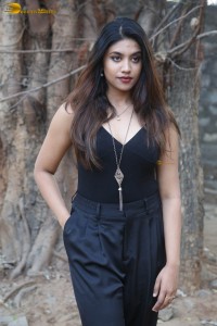 actress malavika satheesan photoshoot in a black dress