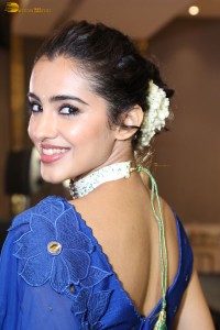 actress Malvika Sharma beautiful in a blue saree