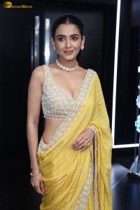 actress Malvika Sharma stunning in a yellow saree