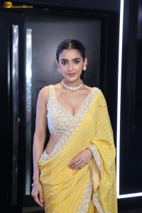 actress Malvika Sharma stunning in a yellow saree