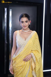 actress Malvika Sharma stunning in a yellow saree