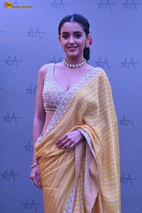 actress Malvika Sharma stunning in a yellow saree