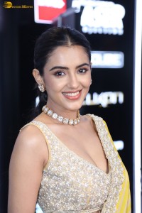 actress Malvika Sharma stunning in a yellow saree