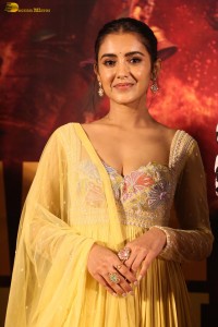 actress Malvika Sharma stunningly beautiful in a yellow salwar dress