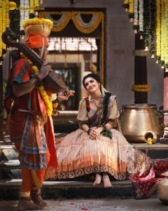 indian actress malvika sharma cute in a traditional dress