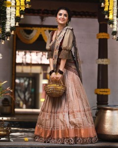 indian actress malvika sharma cute in a traditional dress