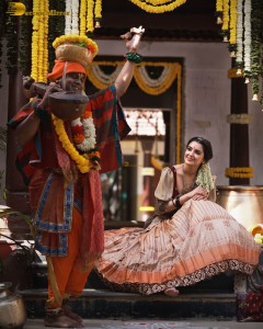 indian actress malvika sharma cute in a traditional dress