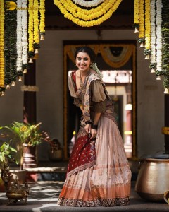 indian actress malvika sharma cute in a traditional dress