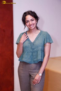 actress malvika nair photoshoot in a green top
