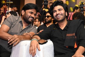 Manamey Pre-Release Function attended by Sharwanand, Krithi Shetty, Seerat Kapoor, and Ayesha Khan