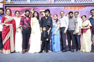 Manamey Pre-Release Function attended by Sharwanand, Krithi Shetty, Seerat Kapoor, and Ayesha Khan