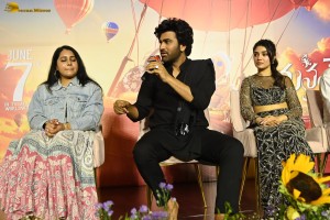 Manamey Trailer Launch attended by Sharwanand and Krithi Shetty
