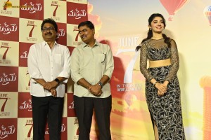 Manamey Trailer Launch attended by Sharwanand and Krithi Shetty
