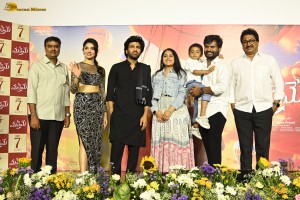 Manamey Trailer Launch attended by Sharwanand and Krithi Shetty
