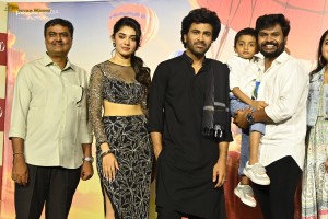 Manamey Trailer Launch attended by Sharwanand and Krithi Shetty