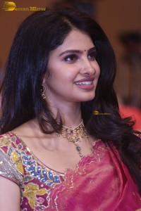 Indian actress Manasa Varanasi gorgeous in a pink saree