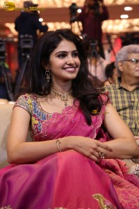 Indian actress Manasa Varanasi gorgeous in a pink saree