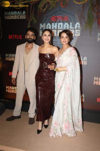 Mandala Murders Trailer Launch attended by Vaani Kapoor, Surveen Chawla, and others