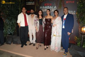 Mandala Murders Trailer Launch attended by Vaani Kapoor, Surveen Chawla, and others