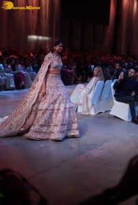 Celebrities including Deepika Padukone, Ranveer Singh, Nora Fatehi, Dia Mirza, Vidya Balan and Genelia Deshmukh attend Manish Malhotra’s Mijwan Fashion Show