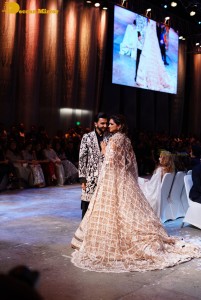 Celebrities including Deepika Padukone, Ranveer Singh, Nora Fatehi, Dia Mirza, Vidya Balan and Genelia Deshmukh attend Manish Malhotra’s Mijwan Fashion Show