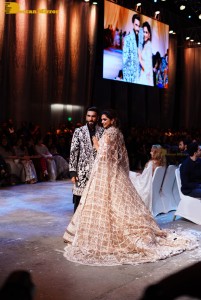 Celebrities including Deepika Padukone, Ranveer Singh, Nora Fatehi, Dia Mirza, Vidya Balan and Genelia Deshmukh attend Manish Malhotra’s Mijwan Fashion Show