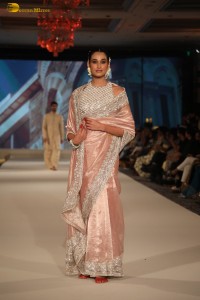 Sonali Bendre, Hina Khan, Tripti Dimri, and Kartik Aaryan walk the ramp for Manish Malhotra at the Namo Bharat event