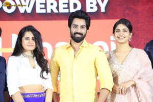 Manu Charitra Pre-Release attended by Shiva Kandukuri, Pragati Srivastava, and Garima Kaushal