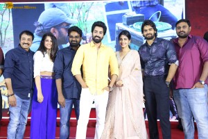 Manu Charitra Pre-Release attended by Shiva Kandukuri, Pragati Srivastava, and Garima Kaushal