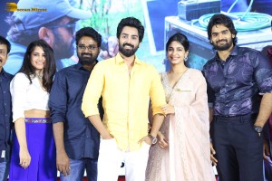 Manu Charitra Pre-Release attended by Shiva Kandukuri, Pragati Srivastava, and Garima Kaushal