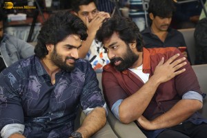 Manu Charitra Pre-Release attended by Shiva Kandukuri, Pragati Srivastava, and Garima Kaushal