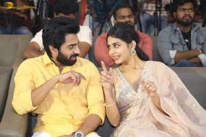 Manu Charitra Pre-Release attended by Shiva Kandukuri, Pragati Srivastava, and Garima Kaushal