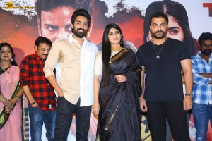Manu Charitra Trailer Launch attended by Shiva Kandukuri, Megha Akash, Raj Kandukuri and Vishwak Sen