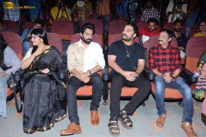 Manu Charitra Trailer Launch attended by Shiva Kandukuri, Megha Akash, Raj Kandukuri and Vishwak Sen