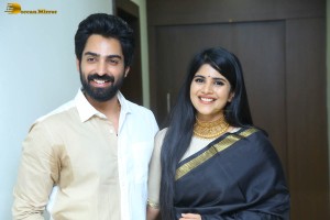 Manu Charitra Trailer Launch attended by Shiva Kandukuri, Megha Akash, Raj Kandukuri and Vishwak Sen