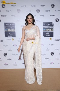 Former miss world and bollywood actress Manushi Chhillar beautiful in a white saree