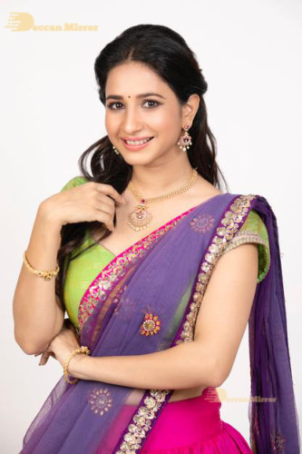 Telugu actress Manvitha Kamath 