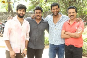 Mark Antony Success Meet attended by Vishal, Sunil, SJ Suryah, and Aadhik Ravichandran