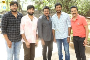 Mark Antony Success Meet attended by Vishal, Sunil, SJ Suryah, and Aadhik Ravichandran