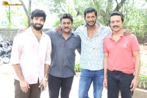 Mark Antony Success Meet attended by Vishal, Sunil, SJ Suryah, and Aadhik Ravichandran