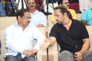 Martin Pre-Release Function attended by Dhruva Sarja, Arjun Sarja, and Vaibhavi Shandilya