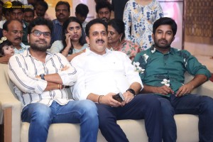 Martin Pre-Release Function attended by Dhruva Sarja, Arjun Sarja, and Vaibhavi Shandilya