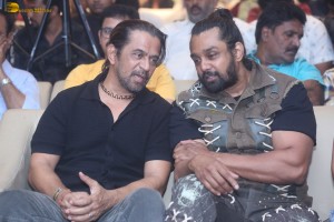 Martin Pre-Release Function attended by Dhruva Sarja, Arjun Sarja, and Vaibhavi Shandilya