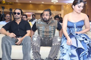 Martin Pre-Release Function attended by Dhruva Sarja, Arjun Sarja, and Vaibhavi Shandilya